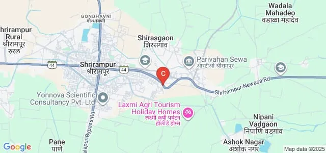 Ajitdada Pawar College of Polytechnic, Ahmednagar Map