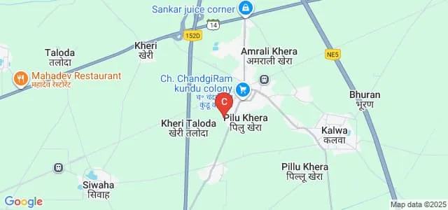 Government College for Girls, Jind Map