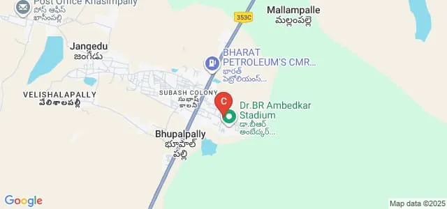 Government Degree College, Bhupalpally, Warangal Map