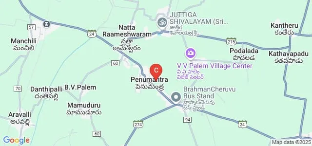 KSNR Degree College, West Godavari Map