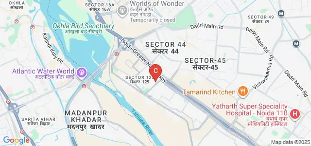 Amity School of Communication, Noida Map