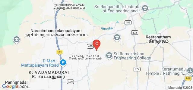 Nairs College of Education, Coimbatore Map