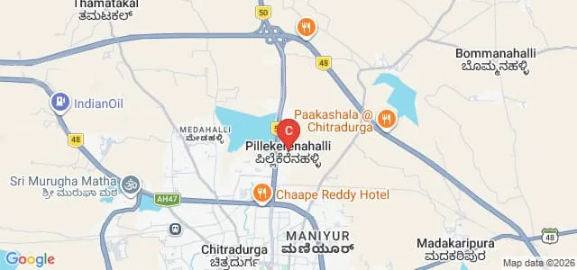 Bapuji College of Education, Chitradurga Map