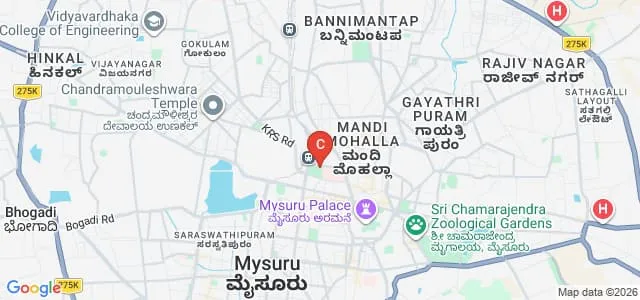 Mysore Medical College and Research Institute, Mysore Map