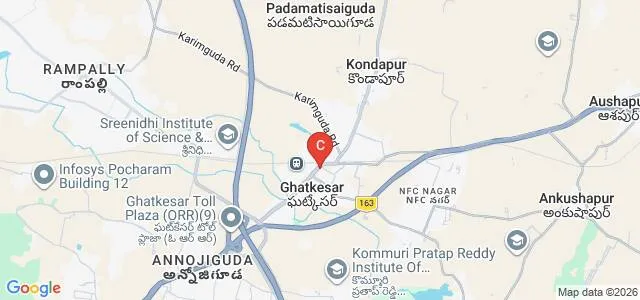 Samskruti College of Pharmacy, Ghatkesar Map