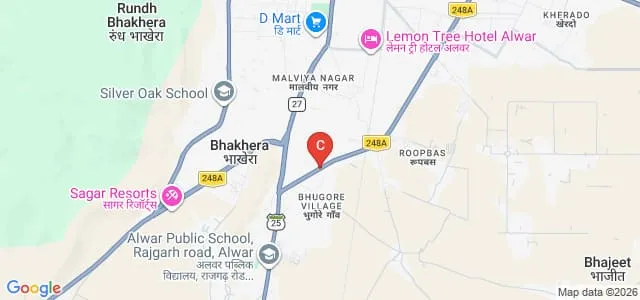 Sharbati Devi Shikshak Prashikshan Mahavidiyalaya, Majra Map