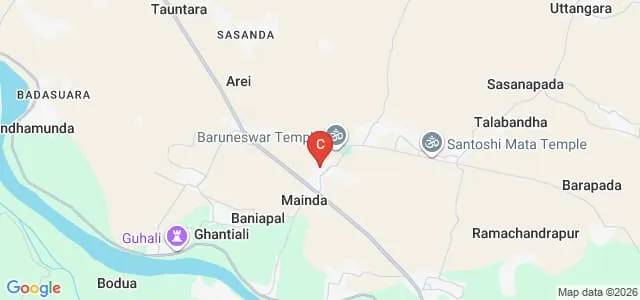 Baruneswar Mohavidyalaya, Lenkasahi Map