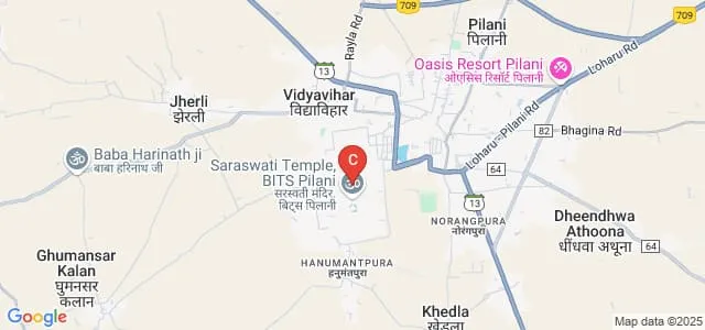 BITS Pilani Digital Map