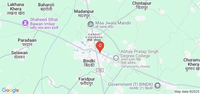 Government Girls PG College, Bindki Map