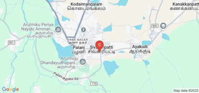 Arulmigu Palaniandavar College of Arts and Culture, Palani Map