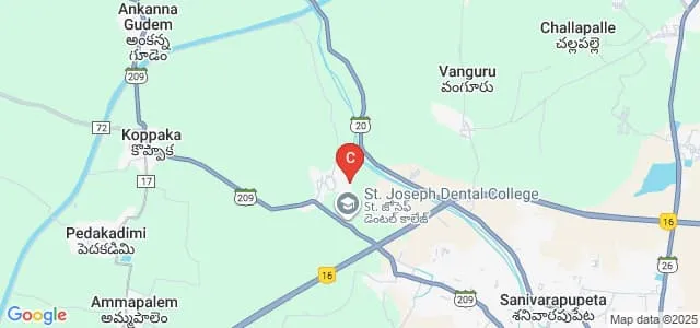 St Vincent De Paul Degree College, Eluru Map