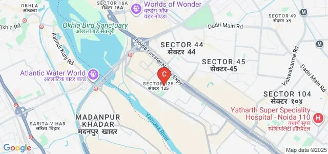 Amity Institute of Physiotherapy, Noida Map