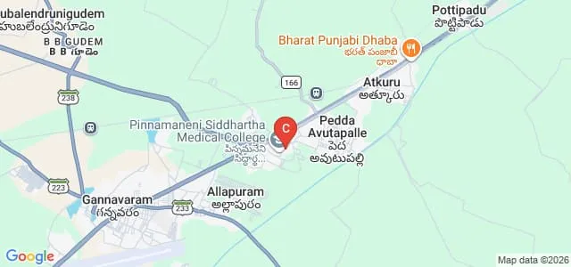 Dr Pinnamaneni Siddhartha Institute of Medical Sciences and Research Foundation, Vijayawada Map