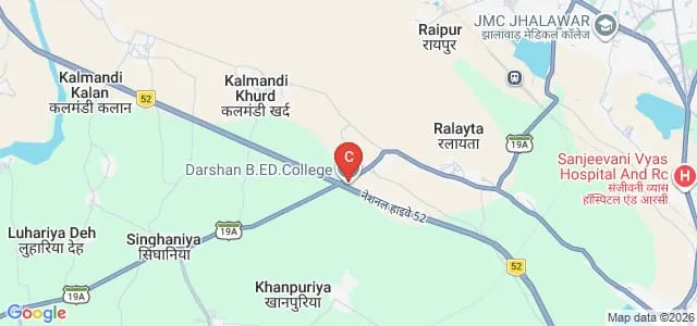 Darshan B Ed College, Jhalawar Map