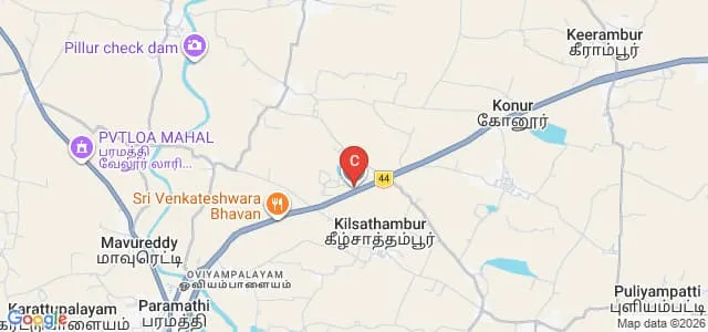 PGP College of Education, Namakkal Map