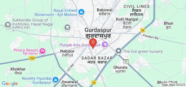 Mata Gujri Memorial Polytechnic College, Gurdaspur Map
