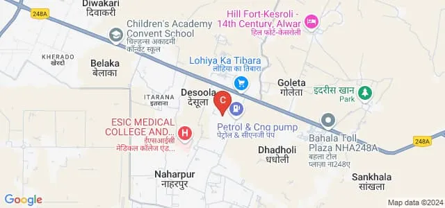 Alwar Institute of Engineering and Technology, Alwar Map