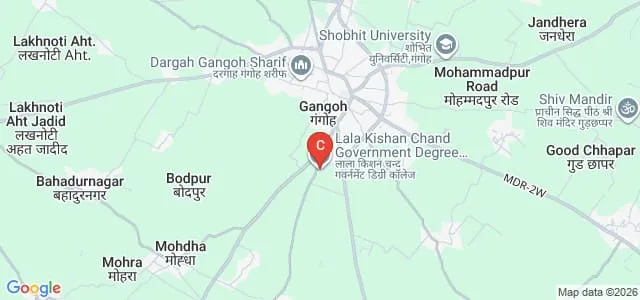 Lala Kishan Chand Government PG College, Saharanpur Map