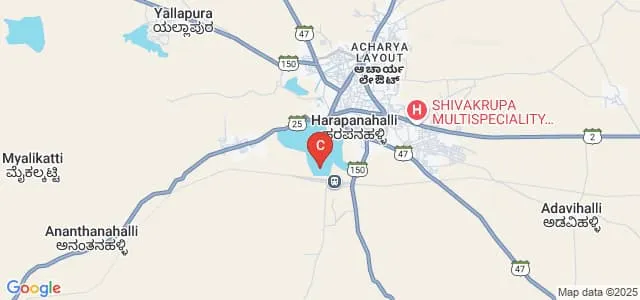 SCS College of Pharmacy, Harapanahalli Map