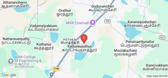 SRM Kattankulathur Dental College and Hospital, Kattankulathur Map