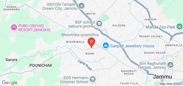 NSM College of Education, Bohri Map