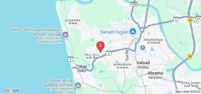 Shree Nootan Kelavni Mandal College of Nursing, Valsad Map