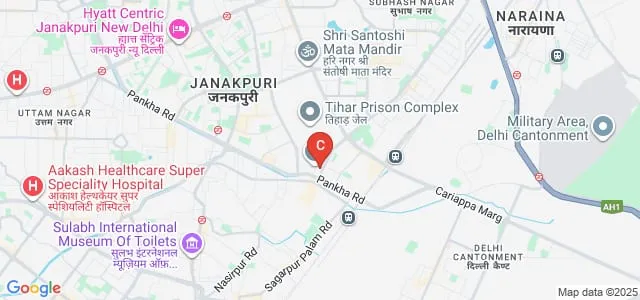 Management Education and Research Institute, Delhi Map