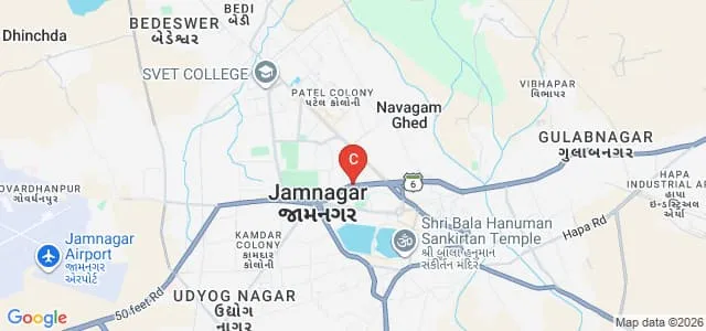 Darbar Gopaldas Shikshan Mahavidhyalaya, Jamnagar Map