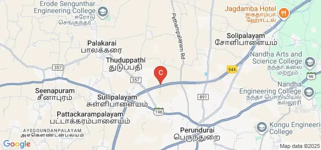 Government Polytechnic College, Perundurai Map