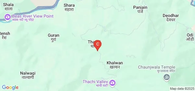 Government Degree College, Thachi Map