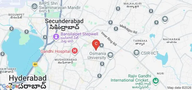 Gandhi Medical College and Hospital, Secunderabad Map