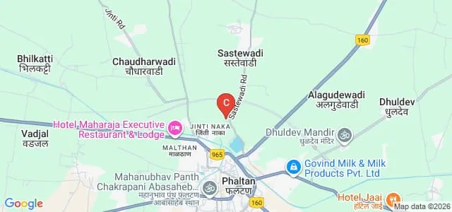 Shreemant Shivajiraje College of Horticulture, Phaltan Map