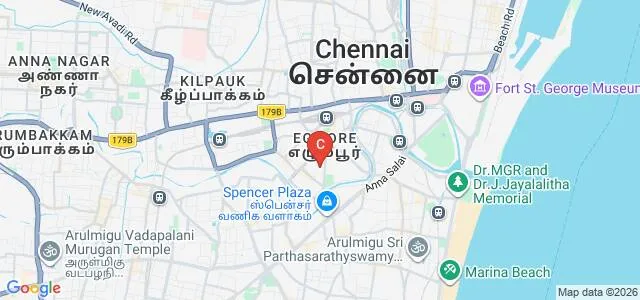 Dr A Ramachandran's Diabetes Hospitals, Chennai Map