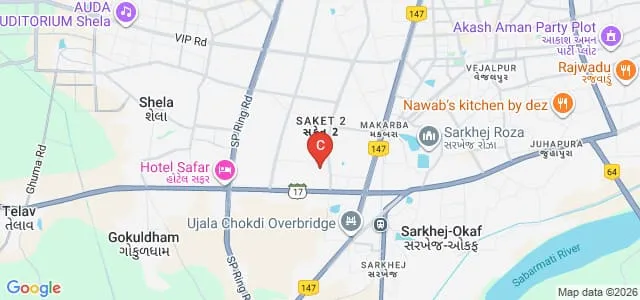 LJ Institute of Media and Communications, Ahmedabad Map