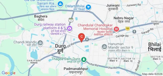 Bhilai Institute of Technology, Durg Map