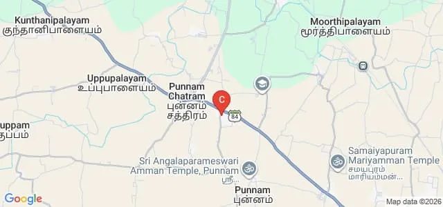 Cheran College of Education, Karur Map