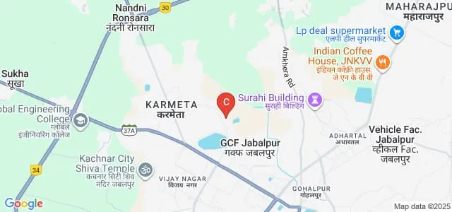 Anushree College of Nursing, Jabalpur Map