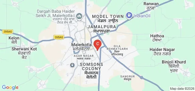 Government College, Malerkotla Map