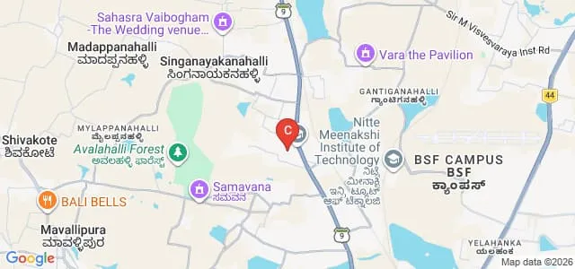 BMS Institute of Technology and Management, Bangalore Map