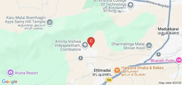 Amrita School of Business, Coimbatore Map
