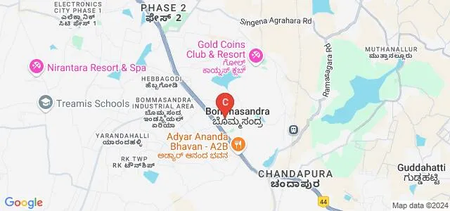 Auden Technology and Management Academy, Bangalore Map