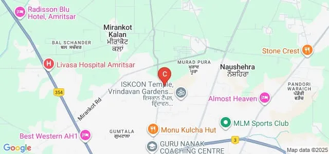 Nam Rattra International College of Nursing, Amritsar Map