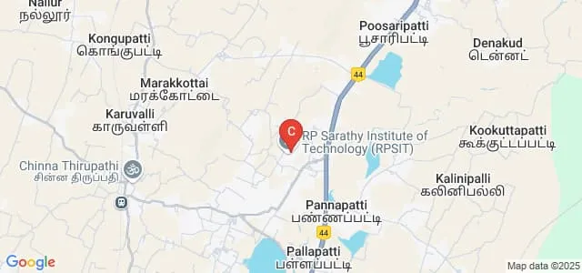 Narasu's Sarathy Institute of Technology, Salem Map