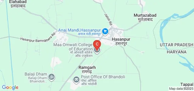 Maa Omwati Institute of Management and Technology, Palwal Map