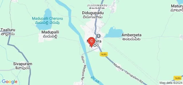 SVR College of Education, Madhira Map