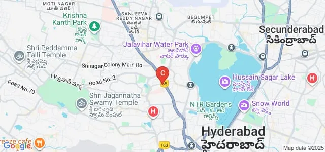 Aurora's Business School, Hyderabad Map
