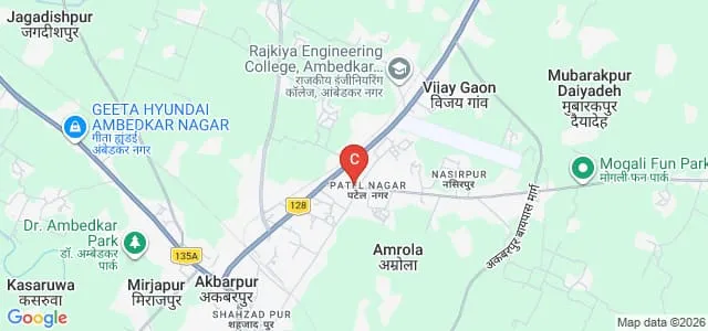 Rajkiya Engineering College, Ambedkar Nagar Map