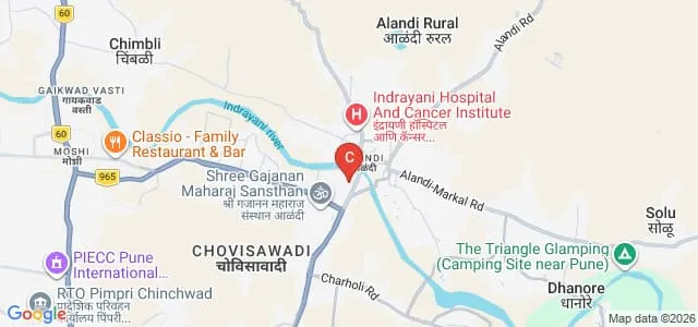 MAEER's MIT Saint Dnyaneshwar B Ed College, Alandi , Pune Map