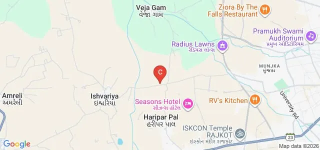 Kamdar Nursing College, Rajkot Map