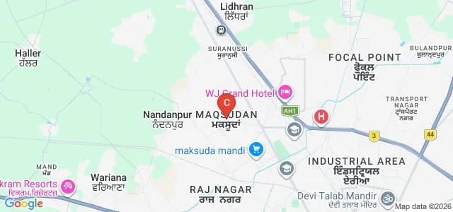 CT College of Education, Jalandhar Map